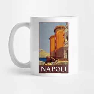 Napoli (Naples), Italy Vintage Travel Poster Design Mug